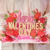 Paper Love Happy Valentine's Day Card, 3D Pop Up Valentine