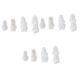 Healeved 12pcs Finger Support Brace for Finger Fracture Recovery Hand Splints Hook and Straps Breathable Xl for and Injury