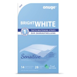 Onuge Bright White Teeth Whitening Strips - Whitening Strips - Peroxide Free O1010 28