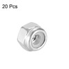 TA-VIGOR 20Pcs Hex Lock Nuts, M2 x 0.4mm Threaded Stainless