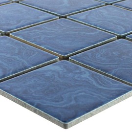 Muster Keramik Mosaikfliesen David Blau Uni Badezimmer Küchenspiegel Wohnzimmer