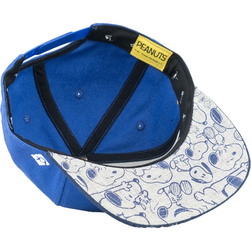 Bavarian Caps Peanuts Snoopy Dark Blue Snapback, blue, Unit size