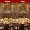 Swivel Turntable Lazy Susan, Heavy Duty Aluminium Alloy Rotating Bearing