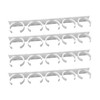 Honbay 4PCS Plastic Extra Strength Adhesive Spice Racks Spice Gripper