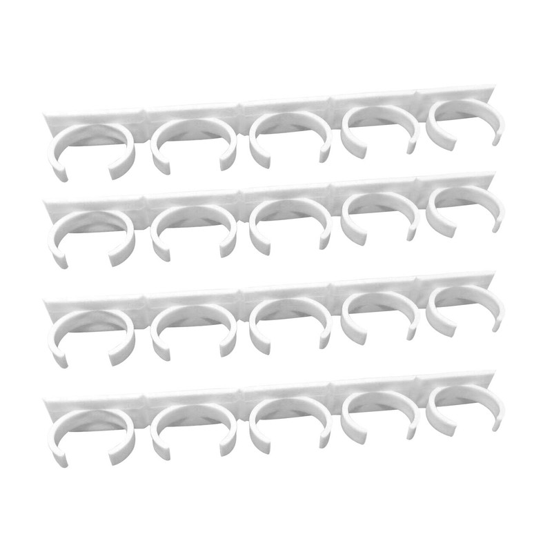 Honbay 4PCS Plastic Extra Strength Adhesive Spice Racks Spice Gripper