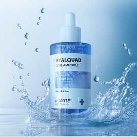 Santé Moisture Ampoule Hyal Quad Core Ampoule 100ml Azulene Soother Modeling Pack Full Set 1kg / 상떼 수분앰플 히알쿼드 코어 앰플 100ml 아줄렌수더모델링팩풀세트1kg
