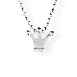 Heartbreaker LD FG 38 Crowns Pendant in Real Silver from the Froggy Collection, Small Crown Pendant Made of 925 Sterling Silver for Women, Sterling Silver