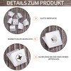 120 Pcs Drawer Wedges with Screws, Drawer Bottom Support Brackets,