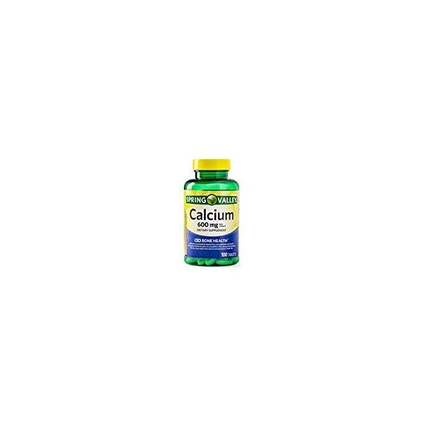 Spring Valley - Calcium 600 mg (Pack of 2) 200 Total Coated Tablets