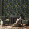 VEELIKE Dark Forest Wallpaper Peel and Stick Moody Woodland Trees