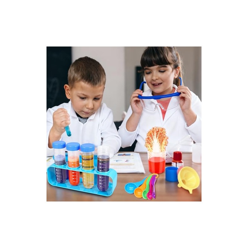 72pcs Kit Ciencia Niños Experimentos Laboratorio Ciencias Juguetes Educativos Regalos