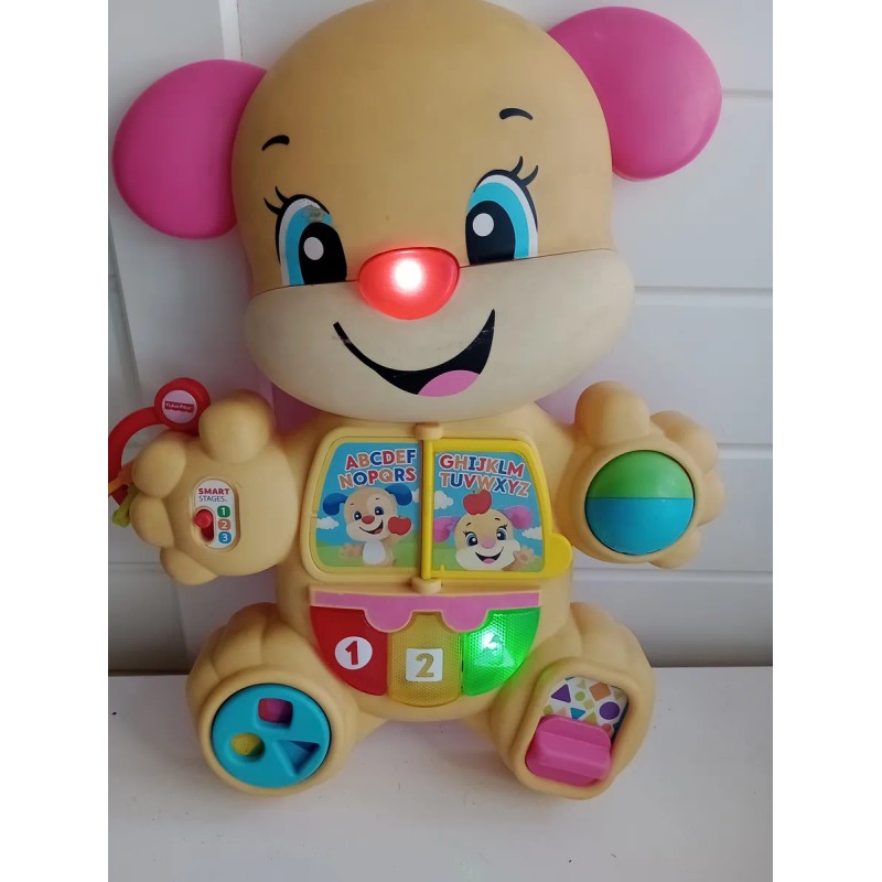 Fisher-price Andadera Caminadora Para Bebé Perrito Rosa (Usado)