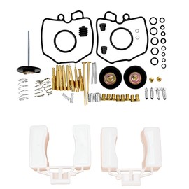FAMUGOS 2 Pcs Carburetor Carb Rebuild Repair Kit Replacement For 1980 1981 Honda CM400 CM400T CM400C
