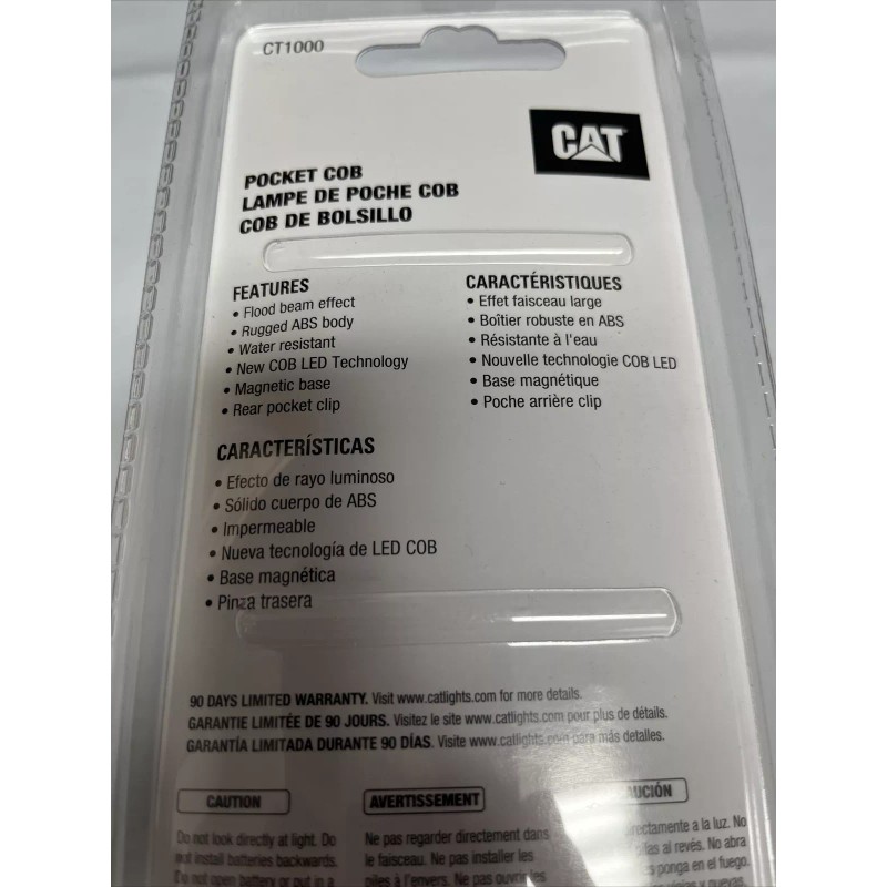 CAT CT1000 Pocket COB LED Flood Beam Pocket Work Light