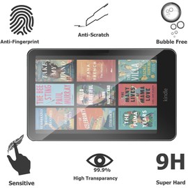 MEMELOKA Schutzfolie für Kindle Paperwhite (12. Generation, 2024) Und Kindle Colorsoft Signature Edition 7 Zoll, 2 Stück [Anti-Fingerabdruck] 9H Härte Anti-Kratzen Gehärtetes Glas Displayschutz
