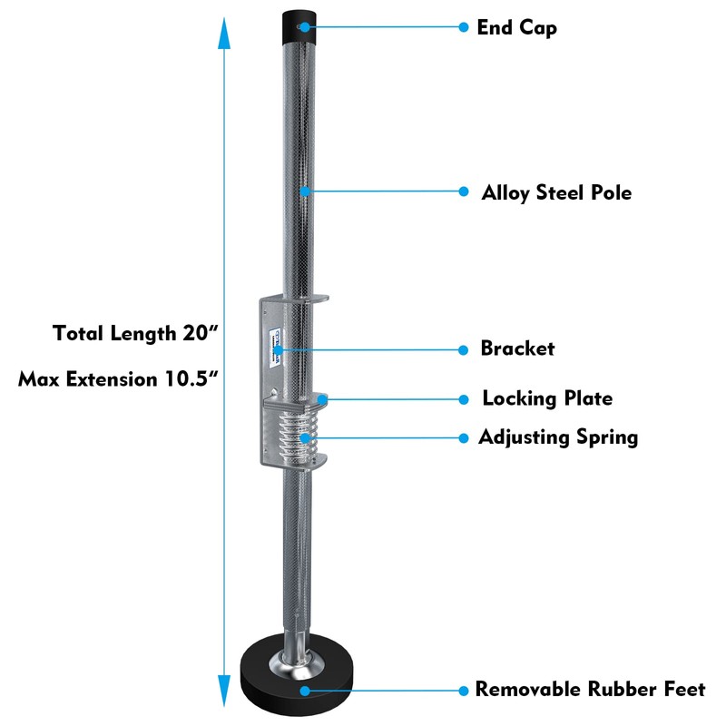 TOUGHER Ladder Leveler Pair,Ladder Accessories Tools Working on Stairs, Adjustable