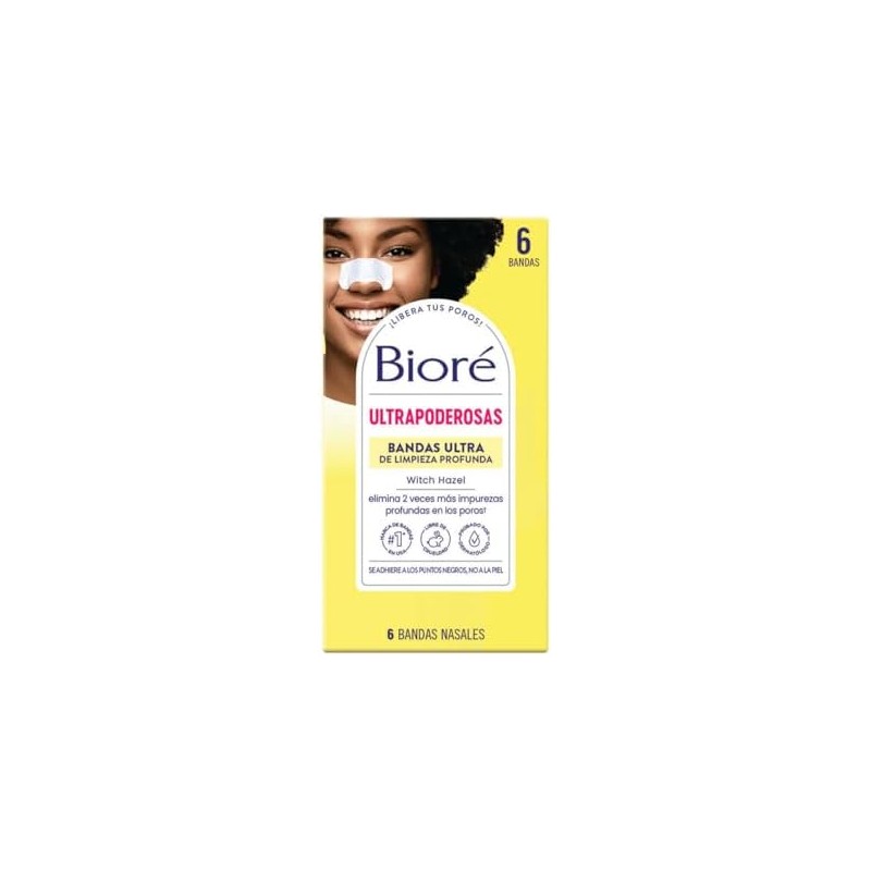 Bioré Bandas Ultra de Limpieza Profunda para Nariz