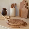 Casafina 8" Cork Trivet with Leather Handle - Cork Collection,