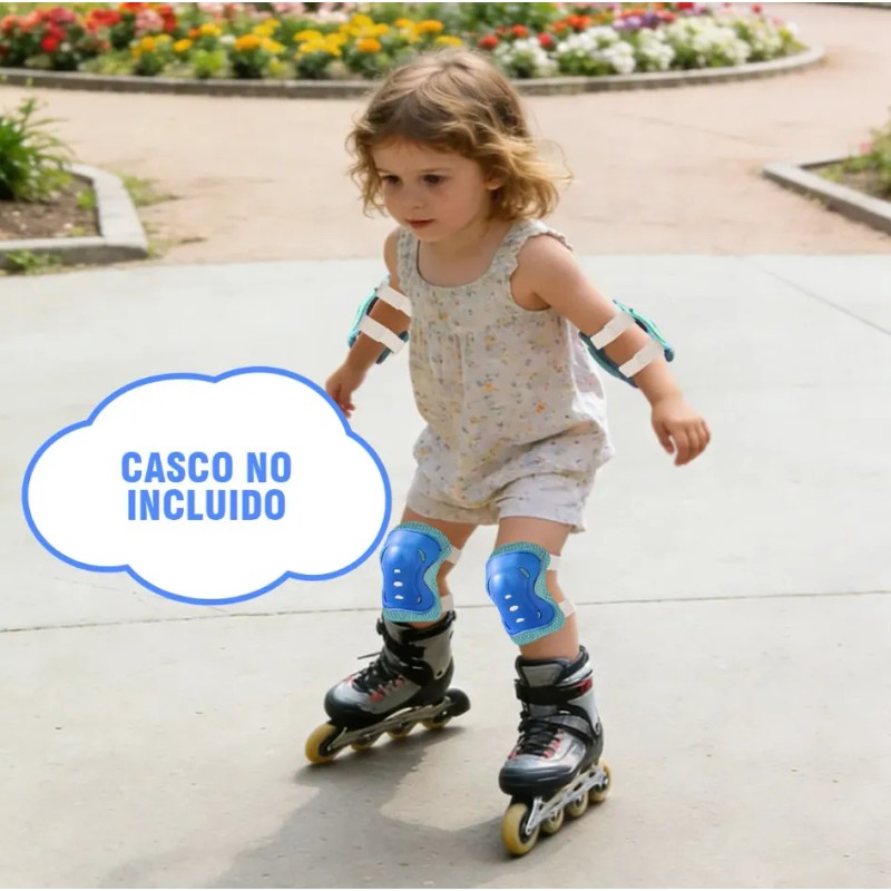 Trixter Kit Equipo De Protección Para Patinar Niños Conjunto De