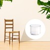 GZhaizhuan Pack of 32 Chair Leg Caps, 25 mm Transparent