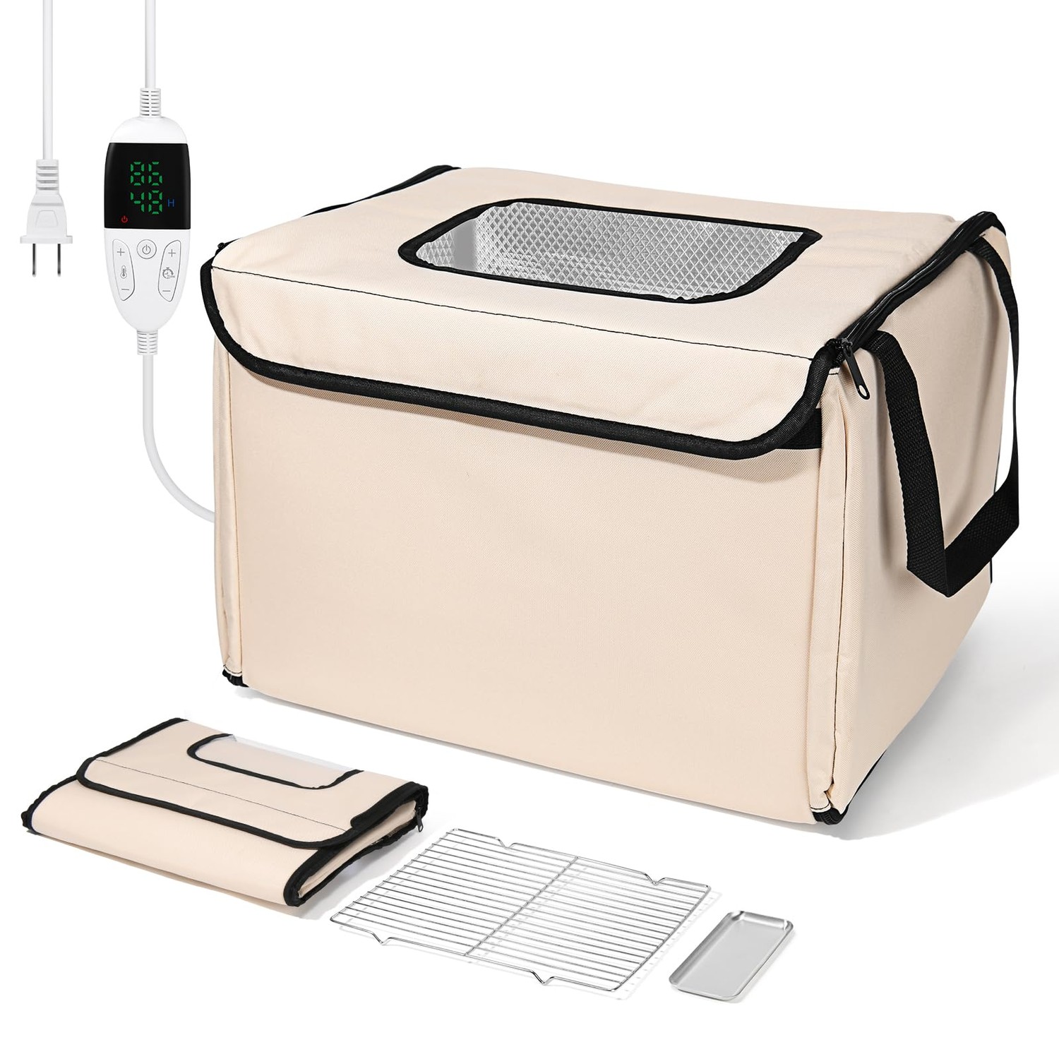 LIFVCNT Bread Proofer & Dough Proofing Box – Foldable Sourdough ...