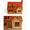 DESKTOP Wooden Model Kit Western House 2 by Young Modeler
