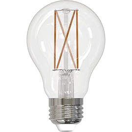 Bulbrite (10 Pack 776774 Filament Supports Title 24 Part 6 JA8 LED Filament Light Bulb, 2700K, 8.5 Watts, 850 Lumens, CRI 90, 120 Volts, Bulb Type A19, Warm White Light with a E26 Medium Base