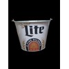 Miller Lite Brand Logo; 1.25 US Gallons "Beer Bucket" Galvanized