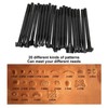 20pcs Leather Stamping Tools Handcraft Accurate Printing Skid Resistance Leather