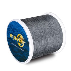 mpeter 9 Strands 8 Strands 4 Strands Armor Braided Fishing Line, 100/300/500/1000 Meters Abrasion Resistant Braided Lines, High Sensitivity and Zero Stretch, with Smaller Diameter