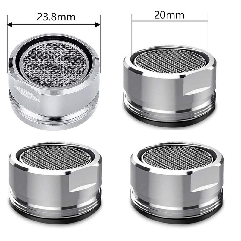 4 Pack Water Saver Spout Filter Mesh Tap Head Faucet