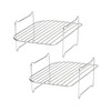 2 Stainless Steel 304 Reversible Multi Layer Racks compatible with