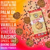 MIGHTYLICIOUS Handcrafted Vegan Spicy Oatmeal Raisin Cookies – Gluten-Free, Dairy-Free,