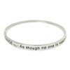 DANCE... As Though no one is watching you Bangle Bracelet
