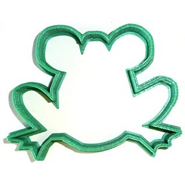FROG OUTLINE POND TOAD AMPHIBIAN WATER CREATURE ANIMAL SPECIAL OCCASION COOKIE CUTTER BAKING TOOL USA PR2041