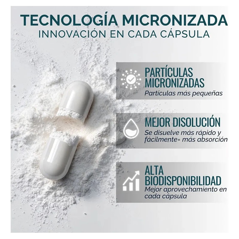 Citrato Magnesio 180 capsulas Vitamina C y D3 - Complejo