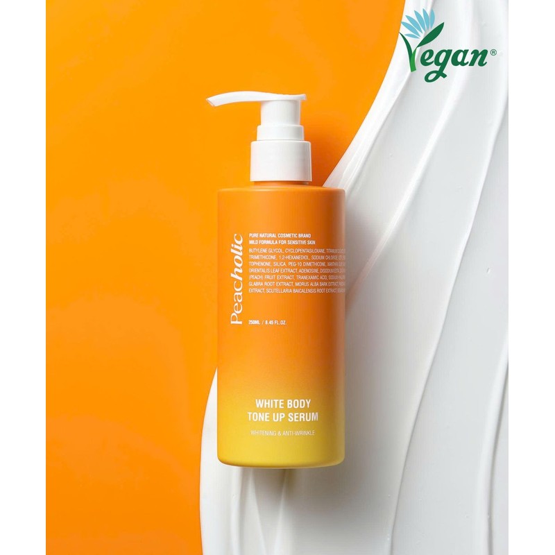 Peachholic White Body Tone-Up Serum 250ml