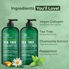 Botanic Hearth Vegan Collagen Infused Tea Tree Shampoo and Conditioner