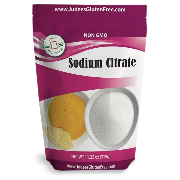 Judee's Sodium Citrate (11.25 oz), Non GMO, Food Grade, (2 & 5 lb Size Also), Excellent for Creating Nacho & Queso Cheese Sauces, Spherification and Molecular Gastronomy Cooking