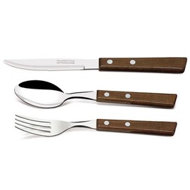 (Tramontana) Tramontana Traditional Wood Handle Cutlery Table Set 3P / (트라몬타나)트라몬티나 트레딕셔널 우드핸들 커트러리 테이블세트 3P