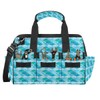 Quatrefoil Turquoise Teal 14 Pockets Tool Bags Heavy Duty Wide