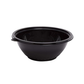 WNA APB80BL Caterline Black PET 80 Oz. Bowl - 25 / CS