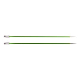 KNITPRO KP47237 Zing: Knitting Pins: Single Ended: 25cm x 3.50mm, 3.5mm Green
