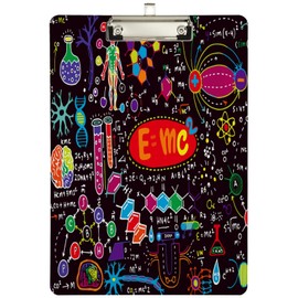 Naanle Bald Eagle Religious Painting Custom Acrylic Clipboard, A4 Standard Size Sliver Clip Board Decorative Design for Students, Office, School, Nurses(12.5" x 9")