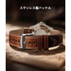 [BINLUN] Leather Watch Strap 20mm 21mm 22mm 24mm Handmade Leather