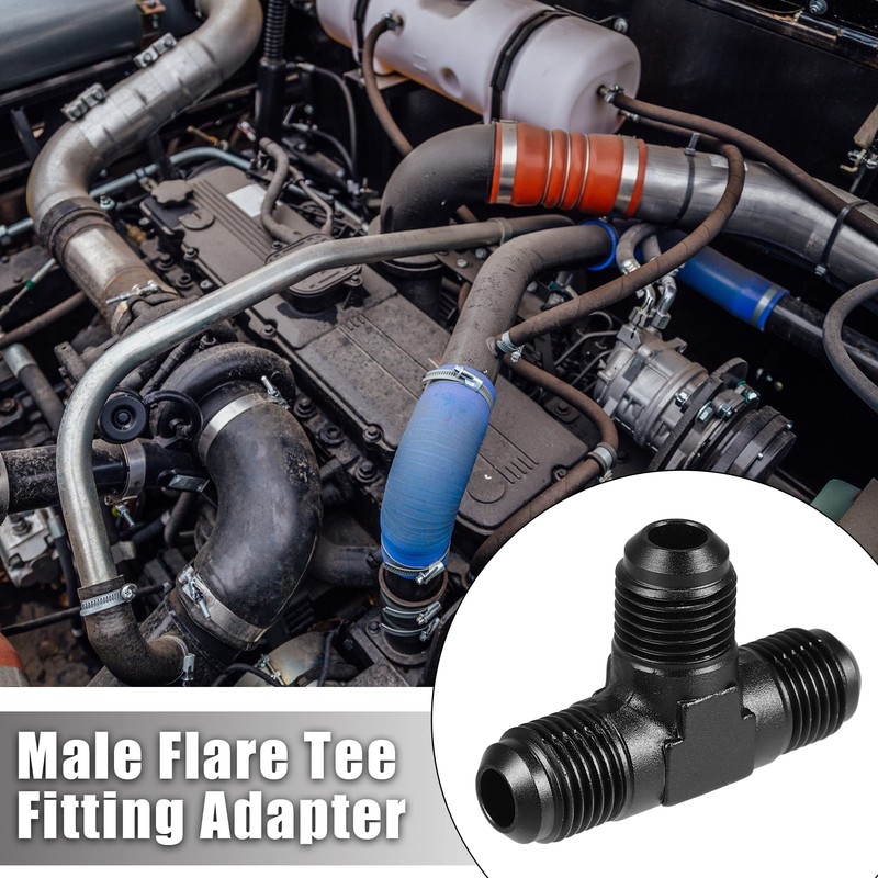 X AUTOHAUX Car AN6 Plug T Piece T Pipe Fuel