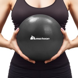 Meteor Mini Anti-Burst Pilates Ball (25cm) - Small Swiss Ball, Exercise Ball, Fitness Ball, Barre Ball - Ideal for Yoga, Pilates, Physiotherapy, Posture & Relaxation