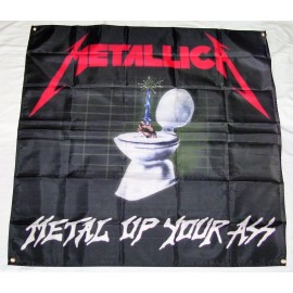 METALLICA 3'X5' FLAG BANNER MUSIC BAND HEAVY METAL MAN CAVE GARAGE SHOP WALL