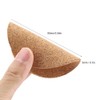 Round Cork Coasters,Unfinished Round Wood Blank Coaster Bulk for Drinks