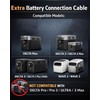 WizFluxMet Extra Battery Connection Cable Compatible with EcoFlow Delta Max,